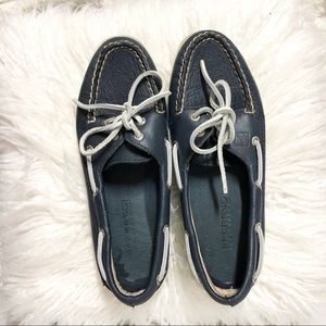 *3/$30* Sperry Navy Leather Top-Sider Boat Shoe